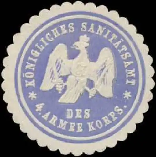 K. SanitÃ¤tsamt des 4. Armee Korps