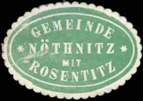Gemeinde NÃ¶thnitz mit Rosentitz
