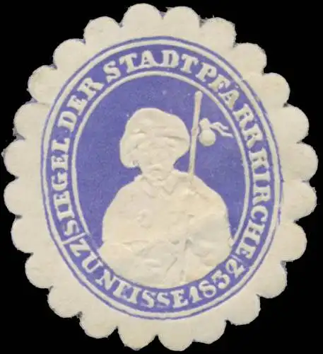 Siegel der Stadtpfarrkirche zu NeiÃe/Schlesien