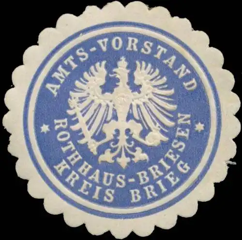 Amts-Vorstand Rothhaus-Briesen Kreis Brieg