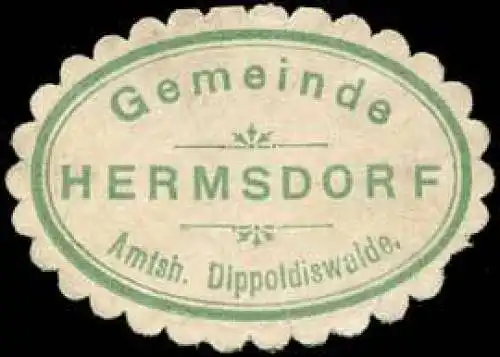 Gemeinde Hermsdorf - Amtsh. Dippoldiswalde
