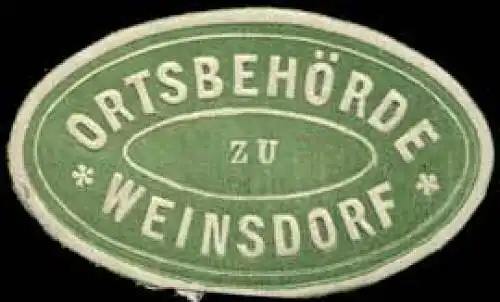 OrtsbehÃ¶rde zu Weinsdorf