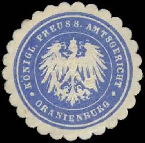 KÃ¶niglich Preussisches Amtsgericht - Oranienburg