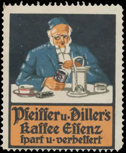 Pfeiffer und Dillers Kaffee Essenz spart und verbessert