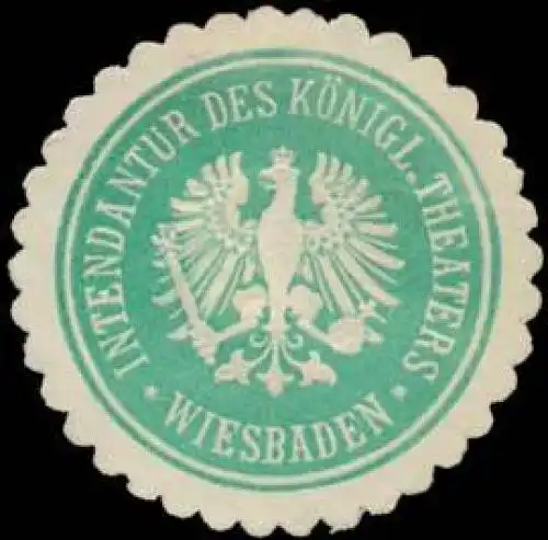 Intendantur des kÃ¶nigl. Theaters