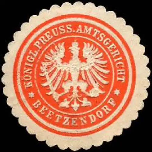 KÃ¶niglich Preussische Amtsgericht - Beetzendorf