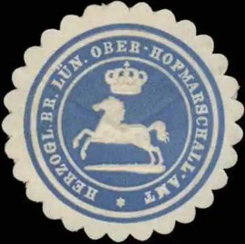 H.Br. LÃ¼n. Ober-Hofmarschall-Amt