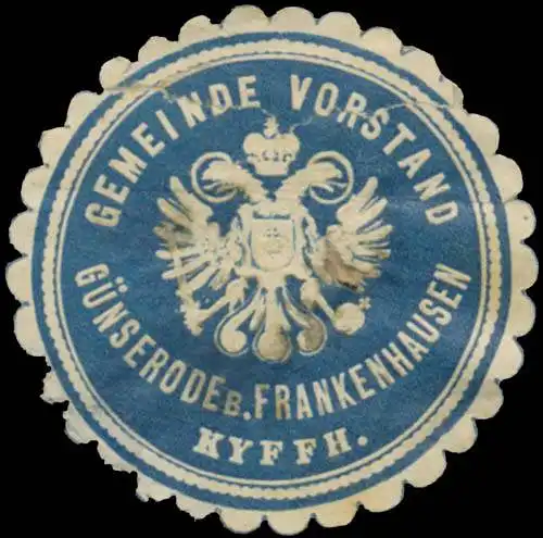 Gemeinde Vorstand GÃ¼nserode bei Frankenhausen/KyffhÃ¤user