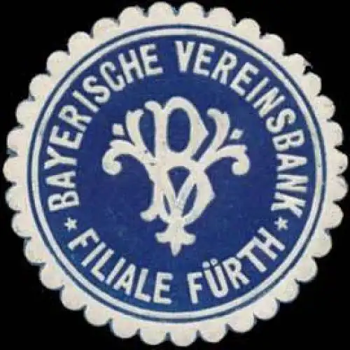 Bayerische Vereinsbank Filiale FÃ¼rth