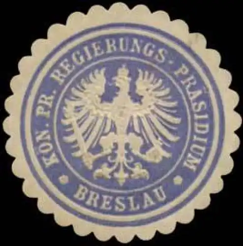K.Pr. Regierungs-PrÃ¤sidium Breslau