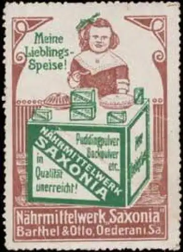 Puddingpulver - Backpulver