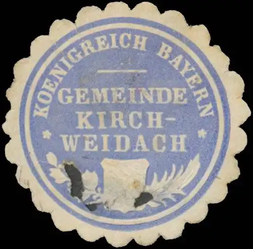 Gemeinde Kirchweidach - KÃ¶nigreich Bayern