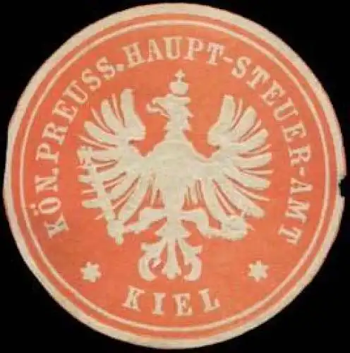KÃ¶n. Preuss. Haupt-Steuer-Amt Kiel