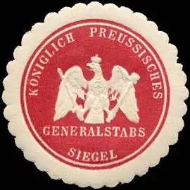 K. Pr. Generalstabs Siegel