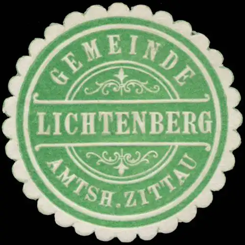 Gemeinde Lichtenberg Amtsh. Zittau