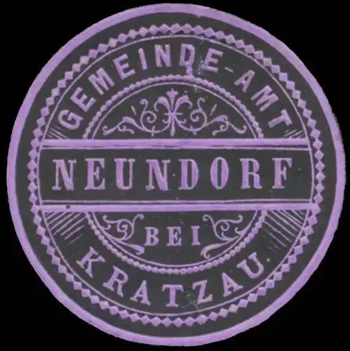 Gemeinde-Amt Neundorf bei Kratzau/BÃ¶hmen