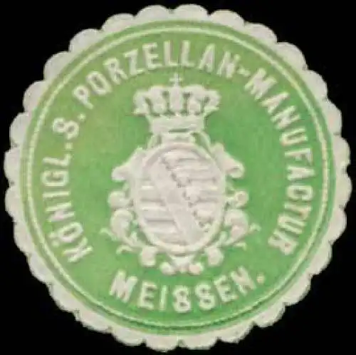 KPM KÃ¶nigl. SÃ¤chs. Porzellan-Manufaktur