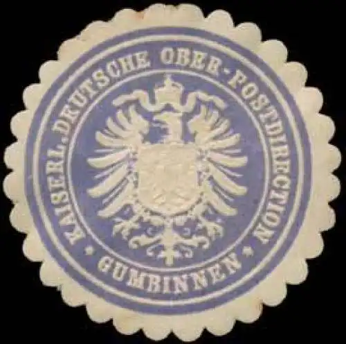 K. Deutsche Ober-Postdirection Gumbinnen