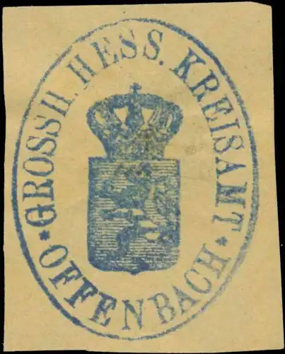 Gr. Hess. Kreisamt Offenbach