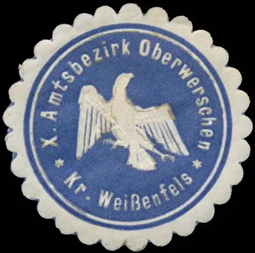 Amtsbezirk Oberwerschen Kreis WeiÃenfels