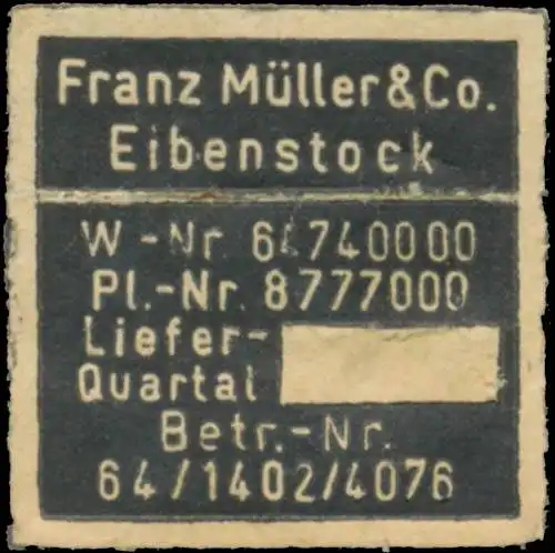 Franz MÃ¼ller & Co