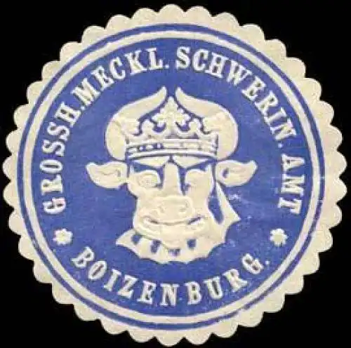 Grossh. Mecklenburg Schweriner Amt - Boizenburg