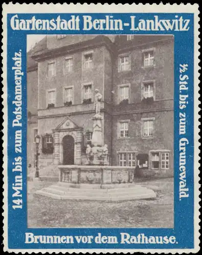 Brunnen vor dem Rathaus