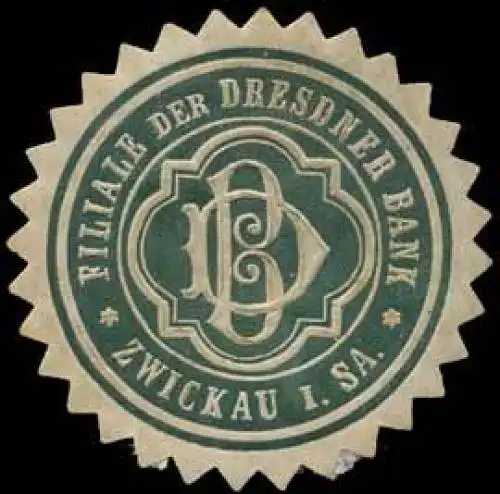 Filiale der Dresdner Bank - Zwickau i. Sa