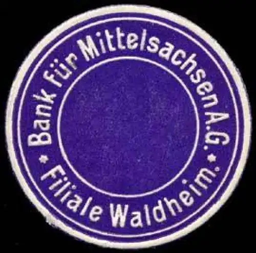 Bank fÃ¼r Mittelsachsen AG - Filiale Waldheim