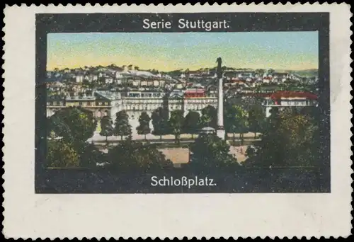 SchloÃplatz von Stuttgart