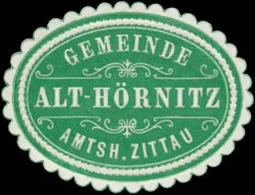 Gemeinde Alt-HÃ¶rnitz Amtsh. Zittau