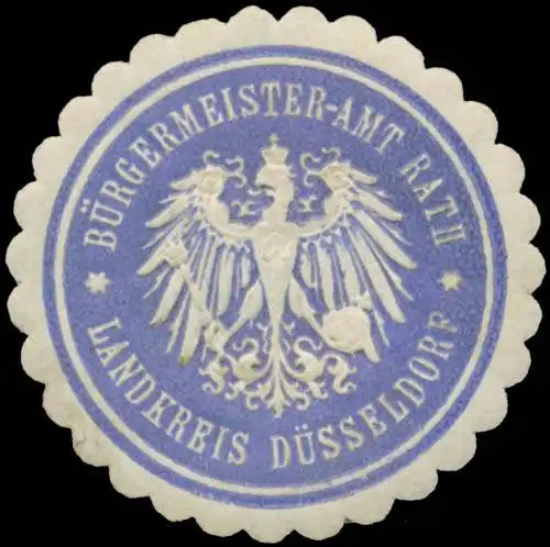 BÃ¼rgermeister-Amt Rath Landkreis DÃ¼sseldorf