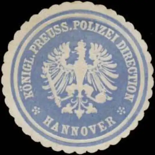 KÃ¶nigl. Preuss. Polizei Direction Hannover