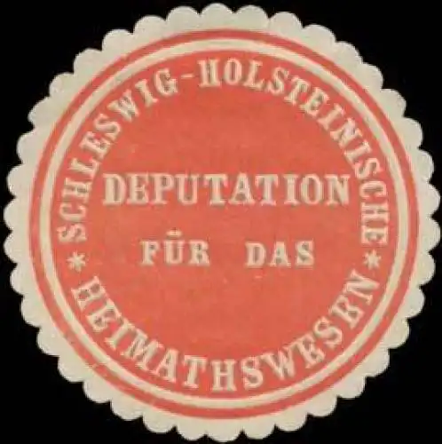 Schleswig-Holsteinische Deputation fÃ¼r das Heimathswesen