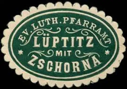 Evangelisch lutherisches Pfarramt LÃ¼ptitz mit Zschorna