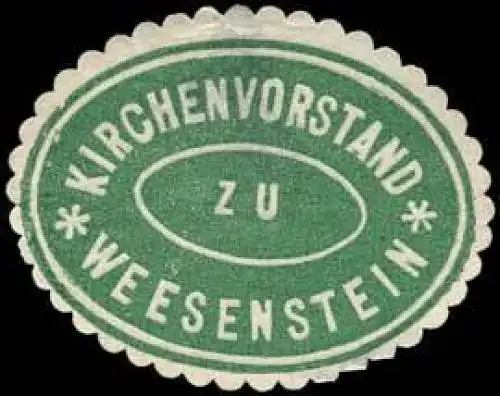 Kirchenvorstand zu Weesenstein