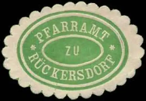 Pfarramt zu RÃ¼ckersdorf