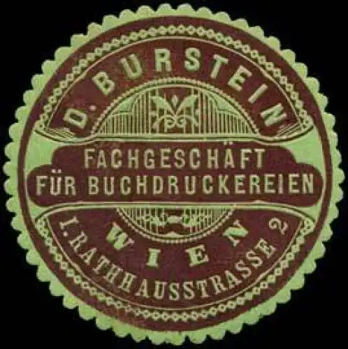 D. Burstein - FachgeschÃ¤ft fÃ¼r Buchdruckerei