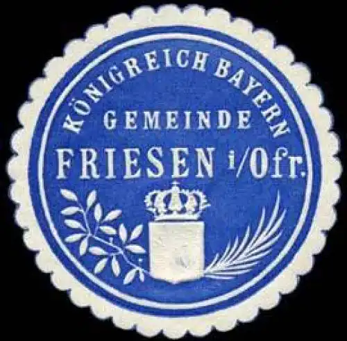Koenigreich Bayern Gemeinde Friesen i. Ofr