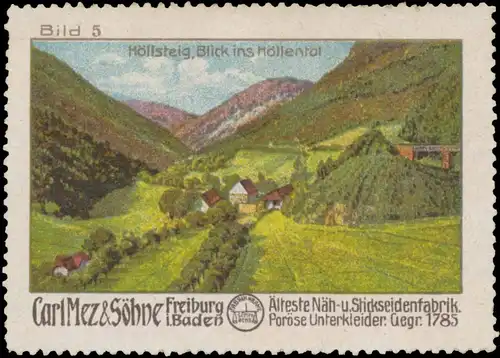 HÃ¶llsteig Blick ins HÃ¶llental