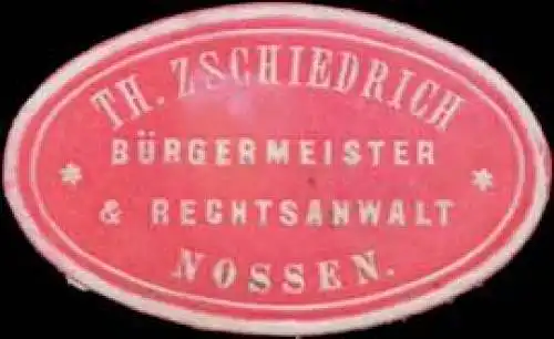 BÃ¼rgermeister & Rechtsanwalt Th. Zschiedrich