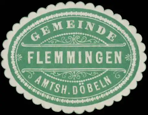 Gemeinde Flemmingen Amtsh. DÃ¶blen