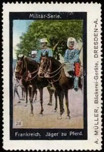 Frankreich: JÃ¤ger zu Pferd