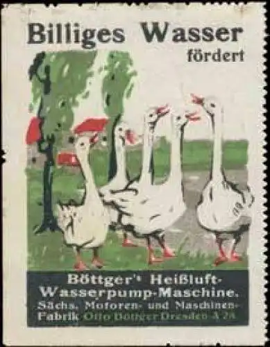 Billiges Wasser