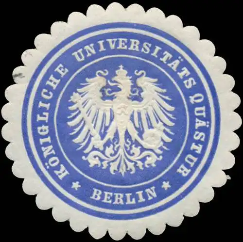 K. UniversitÃ¤ts-QuÃ¤stur Berlin