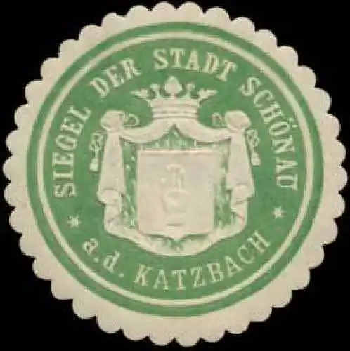 Siegel der Stadt SchÃ¶nau an der Katzbach