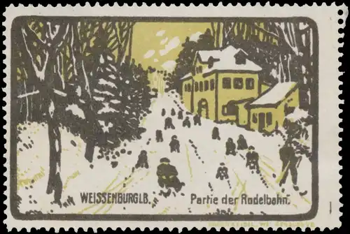 Partie der Rodelbahn