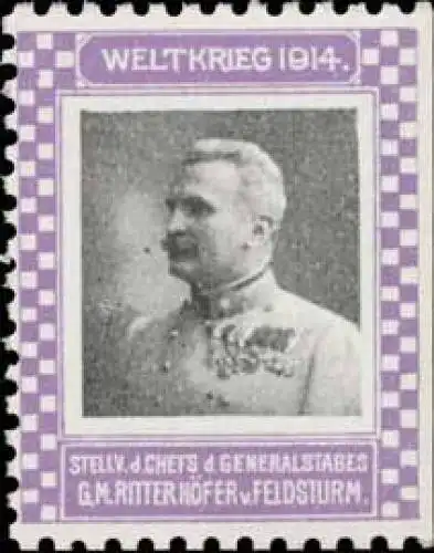 Generalmajor Ritter Höfer von Feldsturm