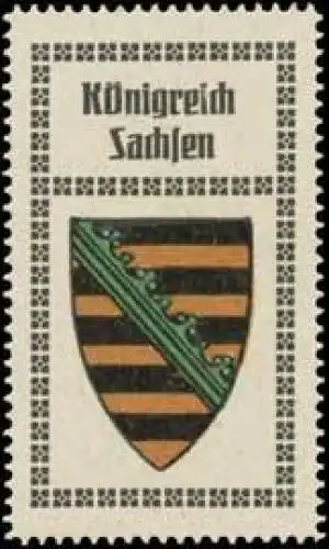 KÃ¶nigreich Sachsen Wappen