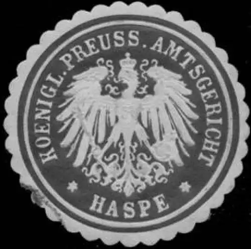 K.Pr. Amtsgericht Haspe